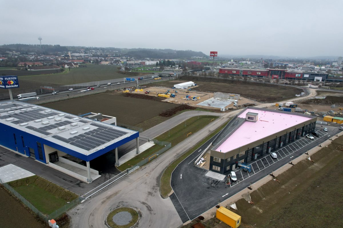 Areal Ansfelden 2 Drohnenansicht